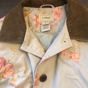 ~ vintage L.L. Bean floral jacket (L) ~